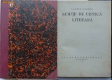 Ilarie Chendi , Schite de critica literara , 1924 , prima editie