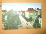 Sibiu strada Carmen Sylva carte postala, Circulata, Printata