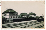 2144 - TEIUS, Alba, Train, Railway Station - Old P.C. real FOTO - used - 1938, Circulata, Fotografie
