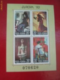 BLOC TIMBRE EUROPA 1993