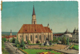 Carte postala-CLUJ-Catedrala Sf Mihail, Circulata, Printata