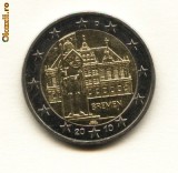 2 euro comerativ,primaria din Bremen, germania ,2010, Europa