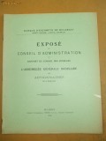 Expose de Banque d&#039;escompte de Bucarest 1909