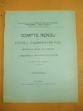 Compte Rendu de Banque d&#039;escompte de Bucarest 1910
