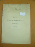 Lista Corpului Consular in Romania, 1889