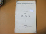 Proiect statut Societatea Comerciantilor Angrosisti de Manufactura 1910 Buc