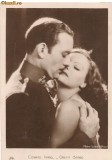 carte postala(ilustrata)-CONRAD NAGEL - GRETA GARBO