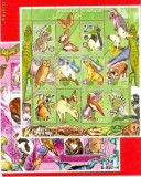 ST-02=MADAGASIKARA 1999 Animalele lumii Blocuri nestamilate MNH