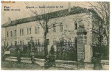 1685 - SIMERIA, Hunedoara, High School - old postcard - used - 1924, Circulata, Printata