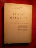 St.I.Dumitrescu - Tratat de Moneta vol 1 cu autograf -1948