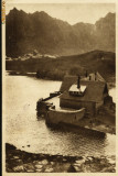 Carte postala ilustrata Lacul si cabana Balea, R.P.R
