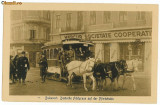943 - BUCURESTI, Tramvai tras de cai, Romania - old postcard - unused