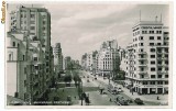 1295 - BUCURESTI, Bratianu Ave, tramway - old postcard, real FOTO - unused, Necirculata, Fotografie