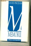 Cumpara ieftin Memorii- David Prodan, Alta editura