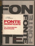 (C483) FONTE MODIFICATE CU PROPRIETATI SUPERIOARE DE L. SOFRONI, D.M. STEFANESCU