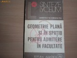 Constantin Ionescu -Tiu GEOMETRIE PLANA SI IN SPATIU PENTRU ADMITERE IN FACULTATE,5