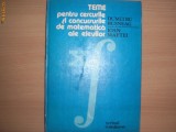 TEME PENTRU CERCURILE SI CONCURSURILE DE MATEMATICA ALE ELEVILOR -,IOAN MAFTEI,5