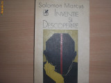 Solomon Marcus INVENTIE SI DESCOPERIRE
