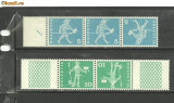 Elvetia 1960 - POSTAS MEDIEVAL, UZUALE TETE BECHE val.5 si 10 Centi, MNH, B6, Nestampilat