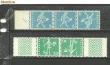Timbre Elvetia 1960, Postas Medieval, Tete Beche, 5+10 Centi, MNH, B6