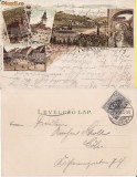 Brasov (Litho) - Litografie 1904, Circulata, Printata