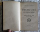 Sidney et Beatrice Webb La lutte preventive contre la misere Ed. Giard &amp;amp; Briere 1913 Legata. Cotor in piele.