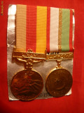 2 Medalii Militare Pakistan -metal aurit