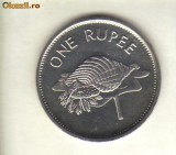 Bnk mnd Seychelles 1 rupie 1992 , fauna marina , unc, Africa