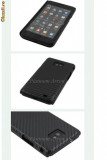 Husa carbon samsung galaxy s2 9100 expediere gratuita, Plastic, Carcasa