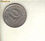 Bnk mnd Argentina 10 centavos 1952, America Centrala si de Sud