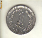 Bnk mnd Argentina 1 peso 1960, America Centrala si de Sud