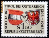 C1475 - Austria 1963 - Heraldica 1v.neuzate, Nestampilat