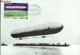 Carte maxima Zeppelinul L. Z. 1, care a efectuat zbor la Bodenesee