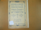 Verzeichniss Munzen und Medaillen Budapest 1905