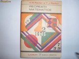 Recreatii matematice H.R.Radian,T.J Radian,rf11/2