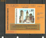 ROMANIA 1980 - SECURITATE SI COOPERARE IN EUROPA MADRID, colIta NDT MNH, N19, Nestampilat