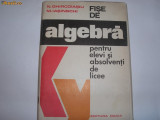 Algebra. Fise de algebra pentru elevi. 1976,8,M8