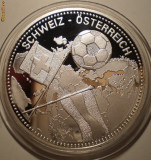 5.050 MEDALIE FOTBAL EURO 2008 AUSTRIA ELVETIA PROOF 40mm