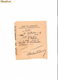 155 Document vechi -31octombre1899-Casa de Sanatate Doctorul A.Saabner-Tuduri,Bucuresti, chitanta spitalizare? catre Petridis(grec?), Documente