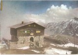 CPI (B364) CABANA CARAIMAN - MUNTII BUCEGI, I. P. FILARET, EDITATA DE ANUL INTERNAT. AL TURISMULUI, CIRCULATA 1968, STAMPILA, TIMBRU IMPRIMAT