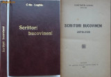 Scriitori bucovineni , antologie de Constantin Loghin , 1924 , prima editie