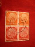 Pereche de Perechi Uzuale Hindemburg 8+12Pf.x2 Germania naz. stamp.