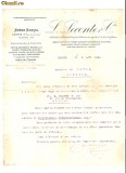 167 Document vechi in limba franceza -Nantes1920- ,,L. Leconte &amp;amp; Cie&quot; agentie maritima, referitor la Alger -catre A.Davis(grec?) Braila-filigran, Documente