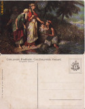Ilustrata-tema religioasa -iudaica-Vechiul Testament, Necirculata, Printata