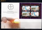 FDC ROMANIA 2005 IN MEMORIAM PAPA IOAN PAUL - BLOC LP 1680 a