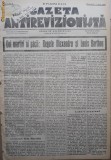 Cumpara ieftin Gazeta antirevizionista , an 1 , nr 6 , Arad , 1934 , 1