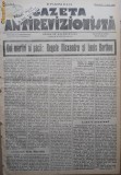 Gazeta antirevizionista , an 1 , nr 6 , Arad , 1934 , 1