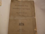 DIE RUMANISCHE FRAGE IN SIEBENBURGEN UND UNGARN - Eugen Brote - Berlin, 1895, Alta editura