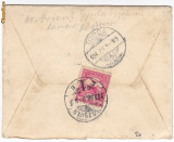 Plic circulat 1908 din Cluj la Turda