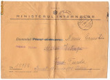 Plic circulat 1938 Bucuresti-Mihai Viteazul,Turda,Ministerul Internelor